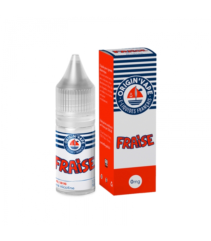 FRAISE E-LIQUIDE 10 ml ORIGIN'VAPE