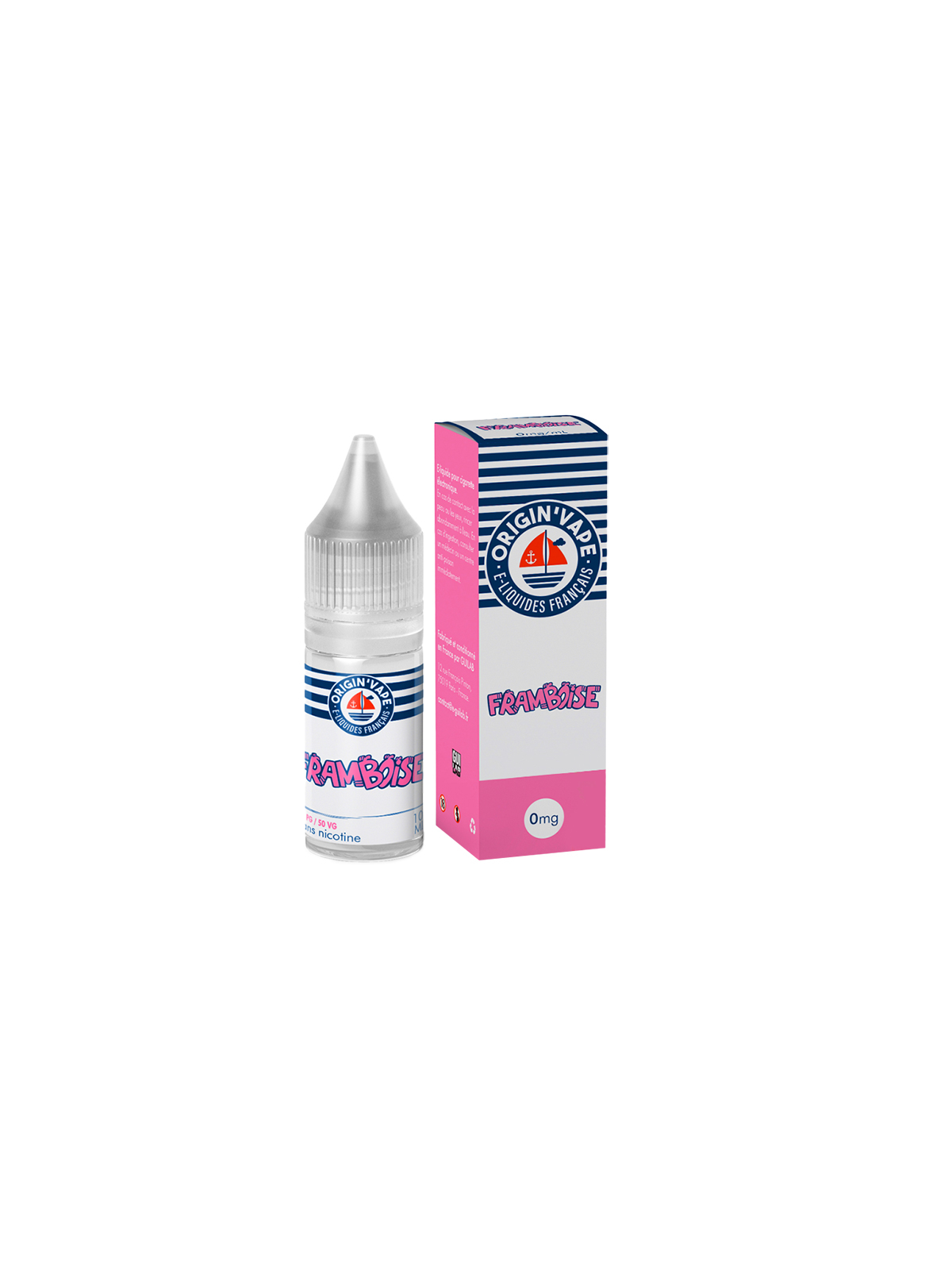 FRAMBOISE E-LIQUIDE 10 ml ORIGIN'VAPE