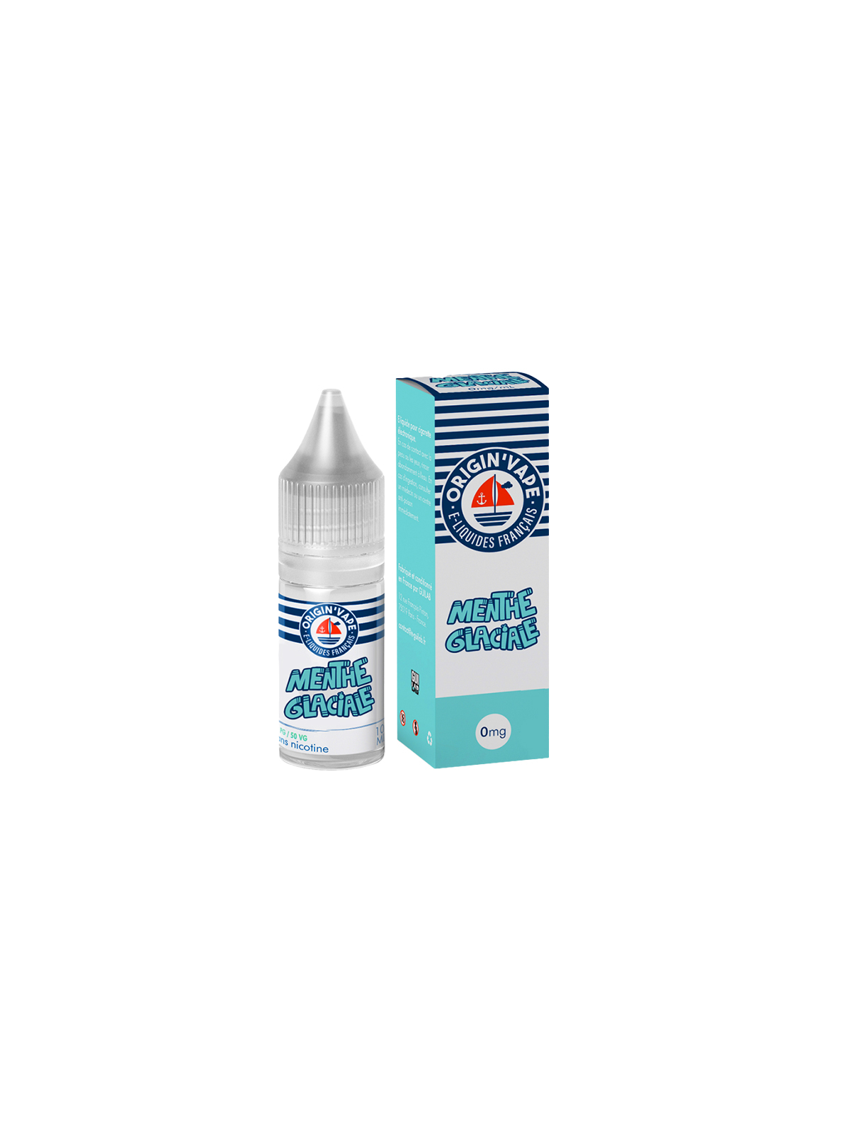 MENTHE GLACIALE E-LIQUIDE 10 ml ORIGIN'VAPE