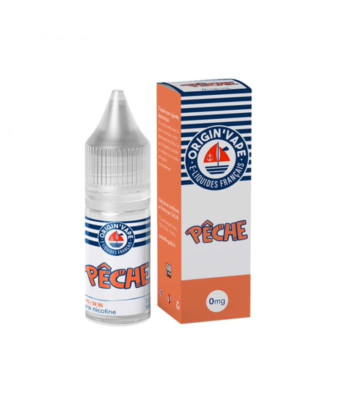 PÊCHE E-LIQUIDE 10 ml ORIGIN'VAPE