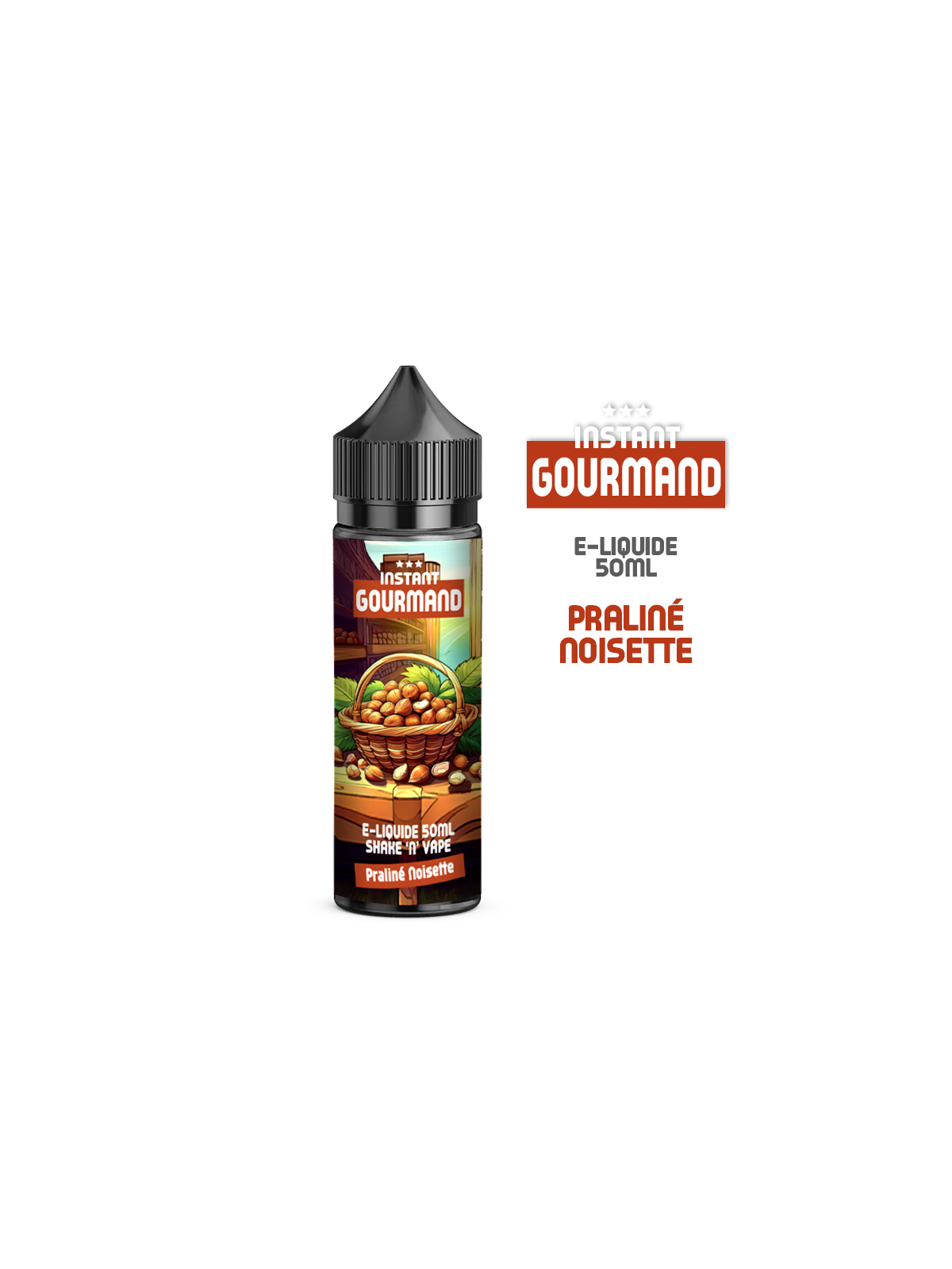 E-LIQUIDE PRALINE NOISETTE 50ml INSTANT GOURMAND