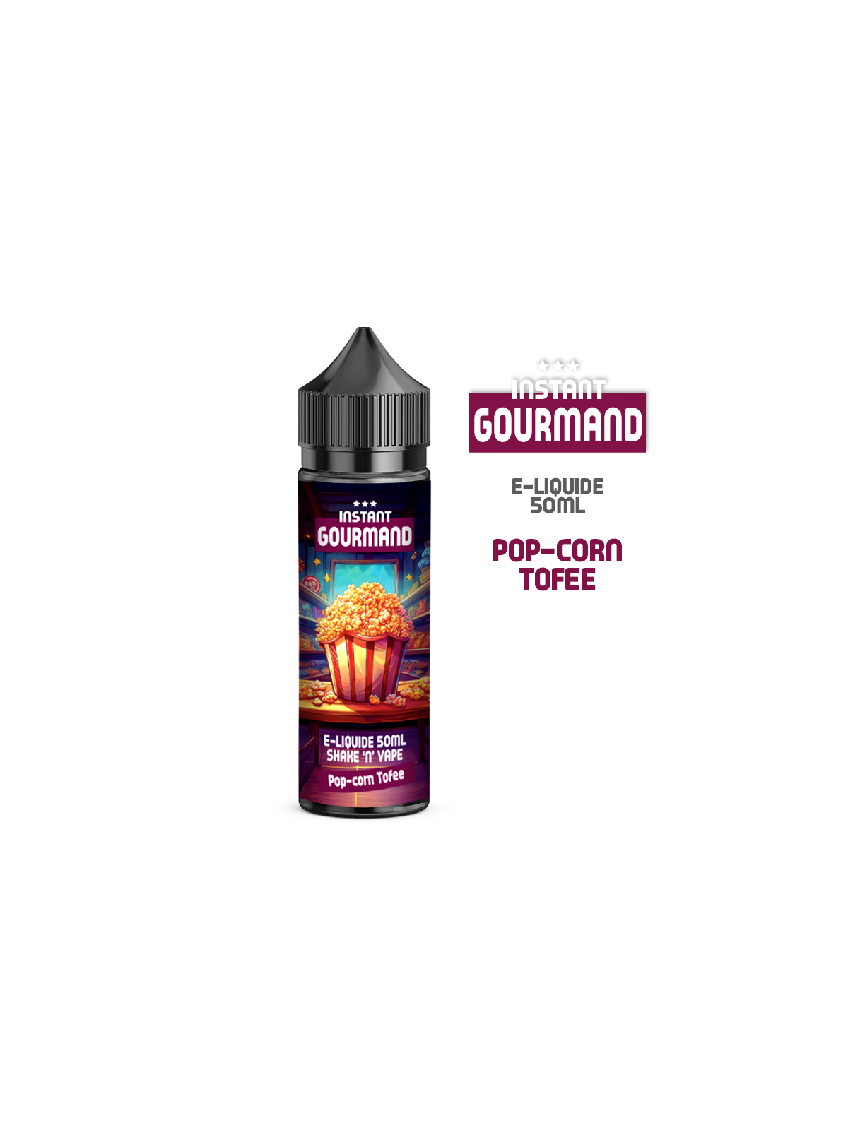 E-LIQUIDE POPCORN TOFEE 50ml INSTANT GOURMAND