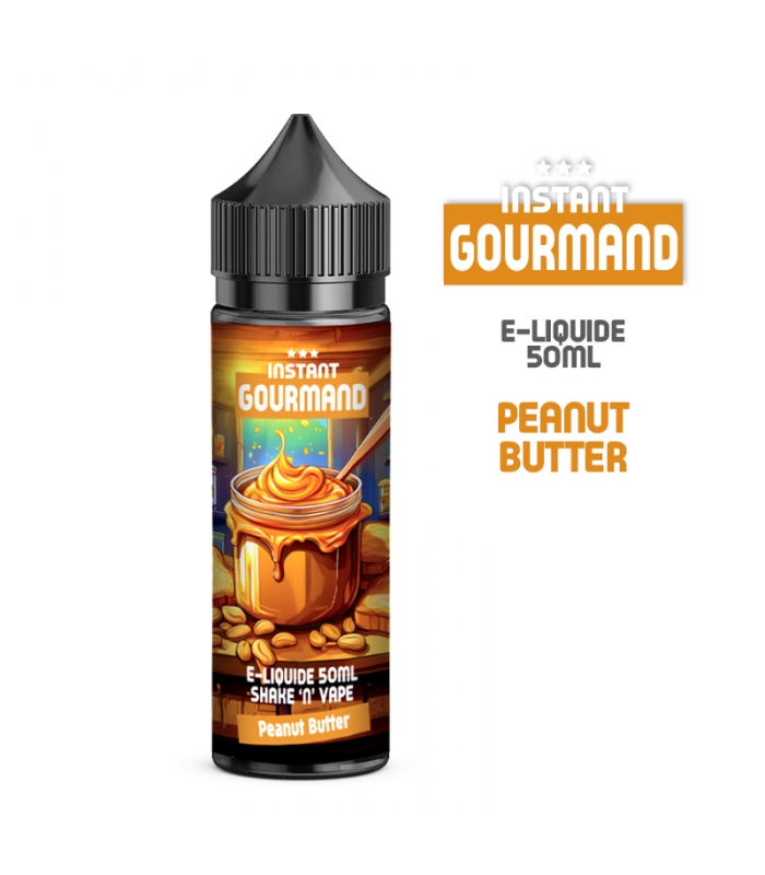 E-LIQUIDE PEANUT BUTTER 50ml INSTANT GOURMAND