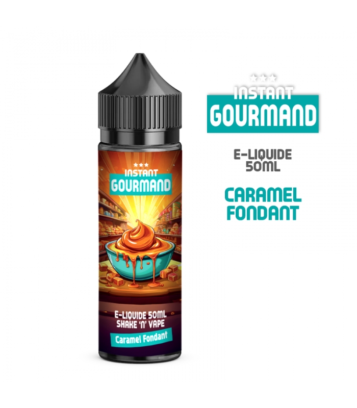 E-LIQUIDE CARAMEL FONDANT 50ml INSTANT GOURMAND