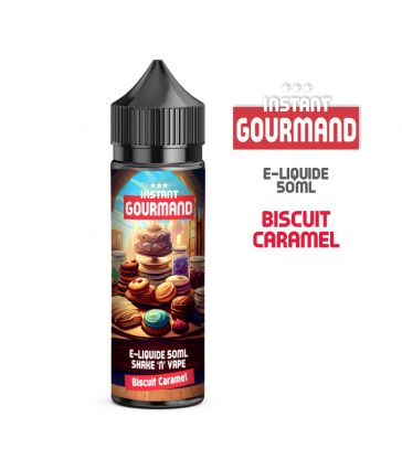E-LIQUIDE BISCUIT CARAMEL 50ml INSTANT GOURMAND
