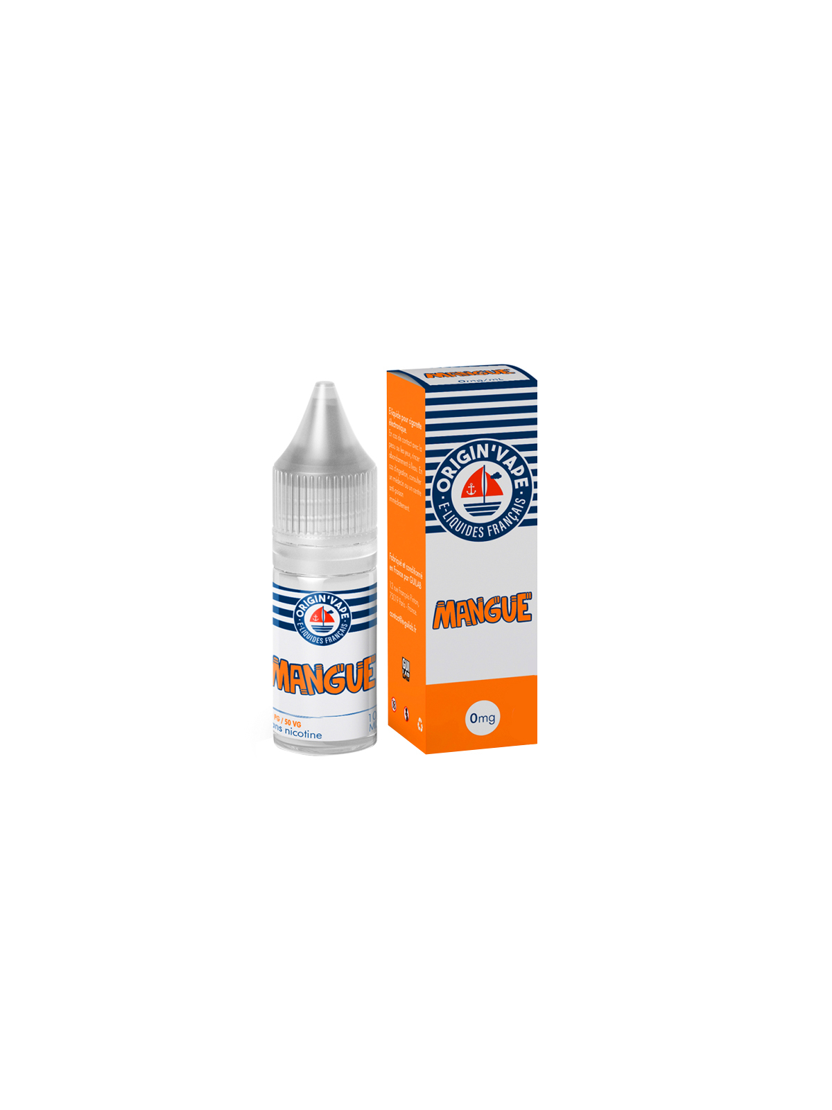 MANGUE E-LIQUIDE 10 ml ORIGIN'VAPE