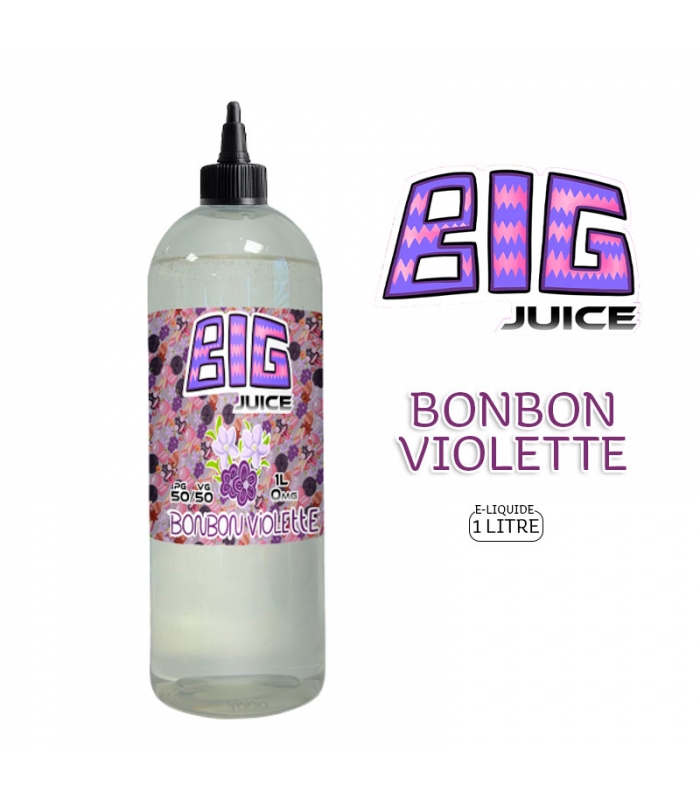 E-LIQUIDE BONBON VIOLETTE 1 LITRE - BIG JUICE