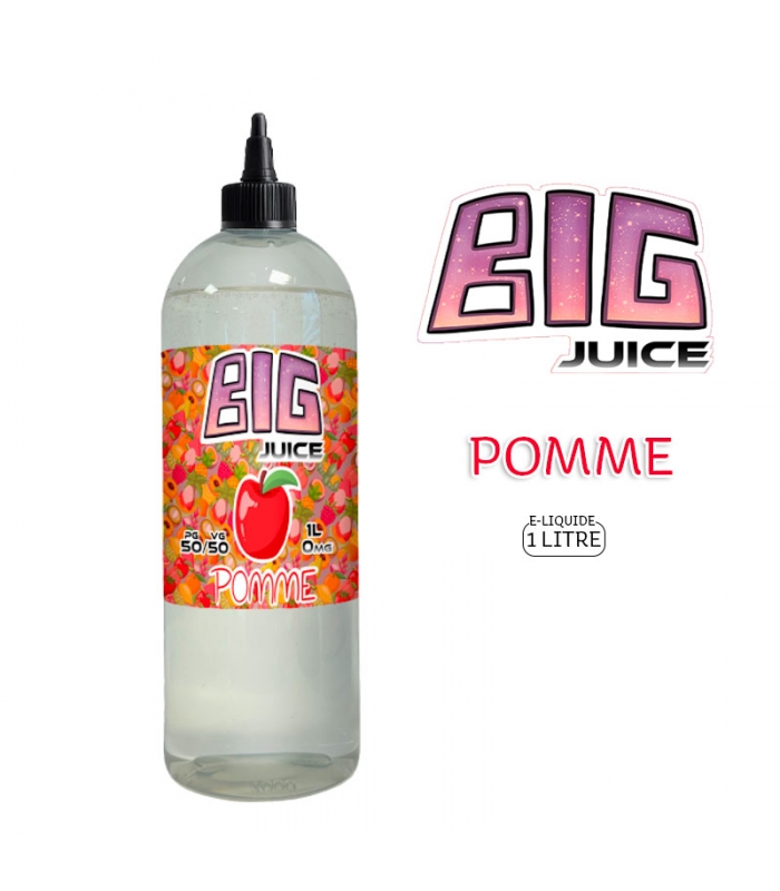 E-LIQUIDE POMME 1 LITRE - BIG JUICE