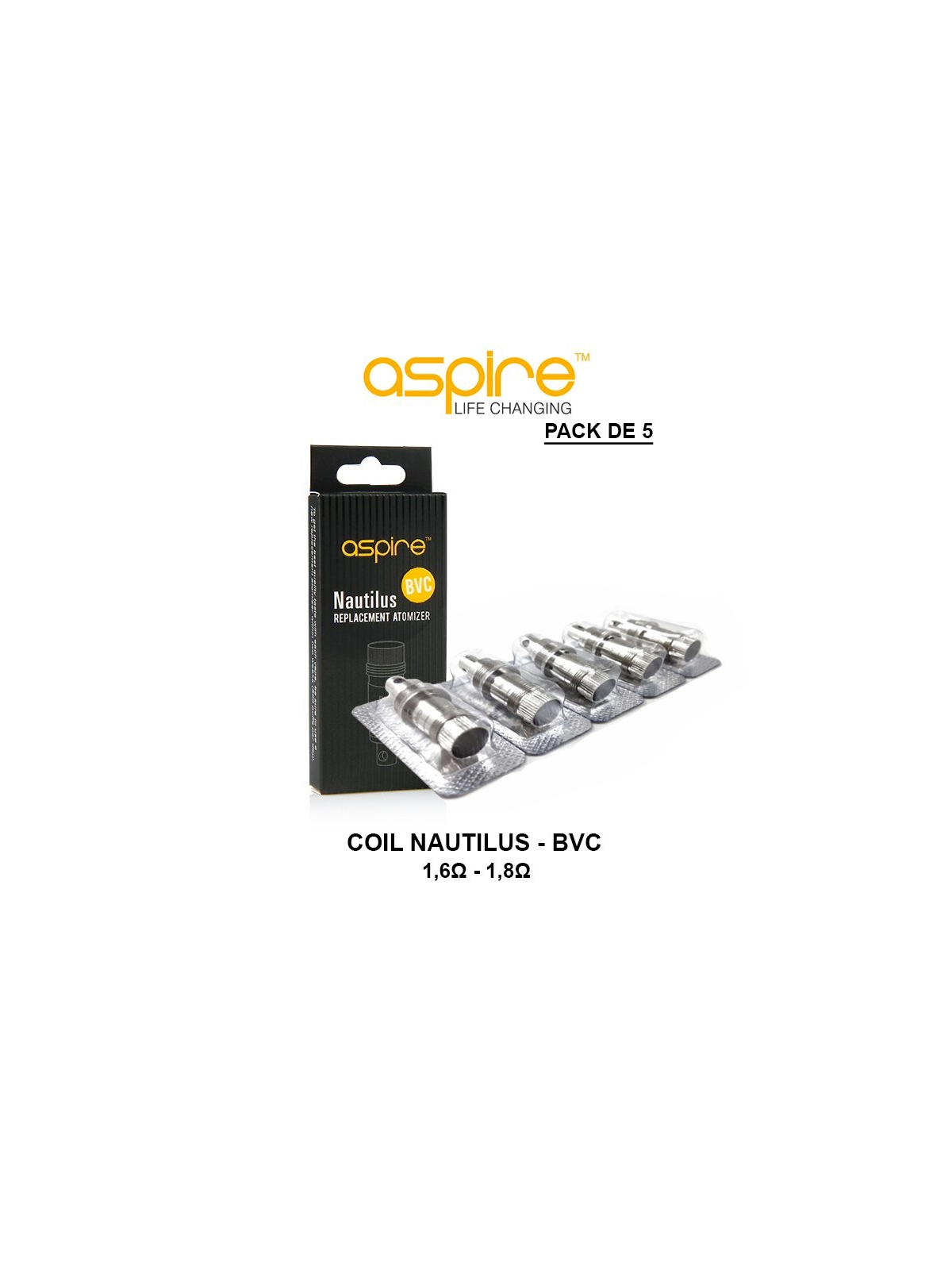 COIL RESISTANCE ASPIRE NAUTILUS BVC