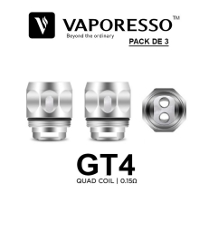 RESISTANCE COIL GT4 VAPORESSO pack de 5