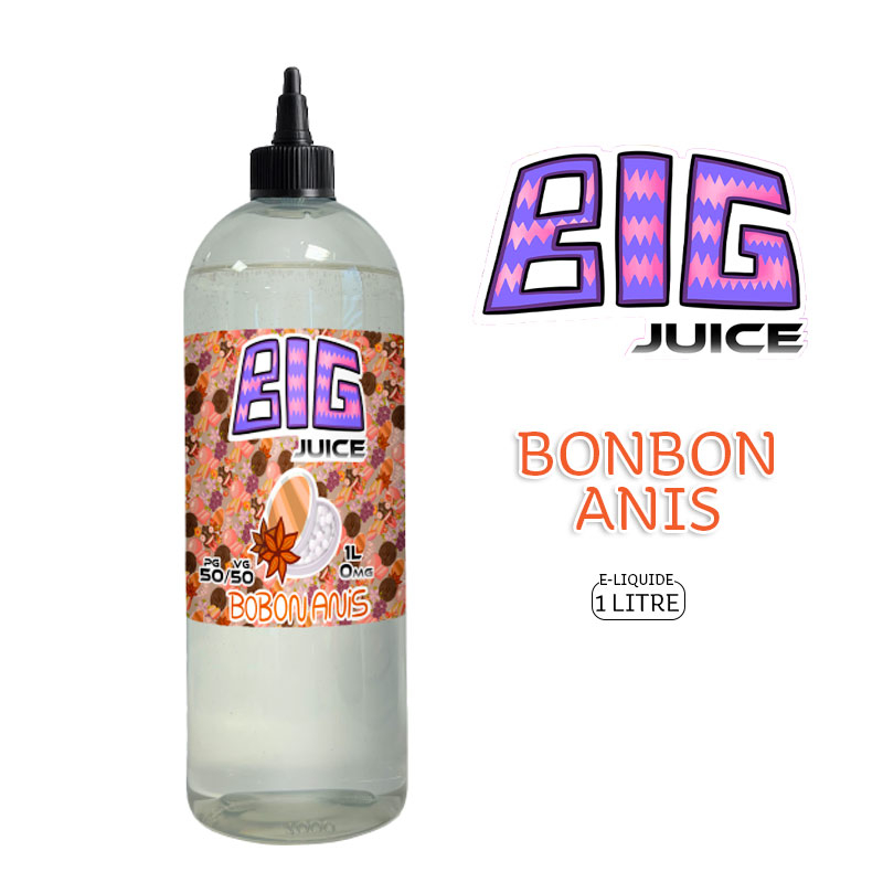 E-LIQUIDE BONBON ANIS 1 LITRE - BIG JUICE