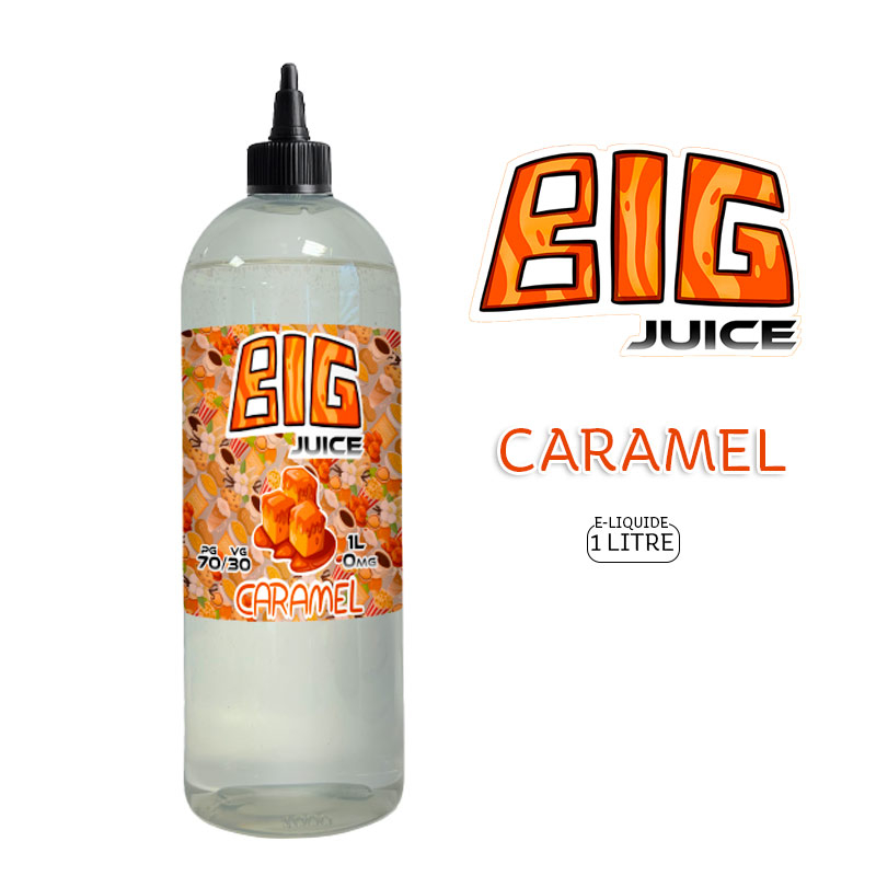 E-LIQUIDE CARAMEL 1 LITRE - BIG JUICE