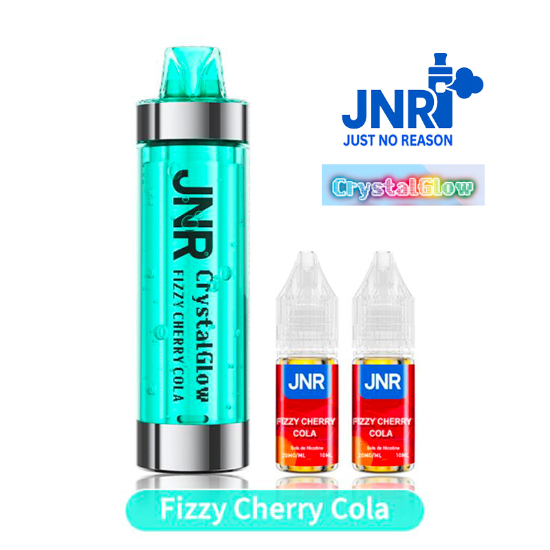 POD RECHARGEABLE JNR - CRYSTAL GLOW 33K - FIZZY CHERRY-COLA