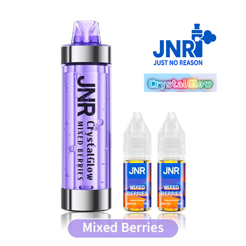 POD RECHARGEABLE JNR - CRYSTAL GLOW 33K - MIXED BERRIES