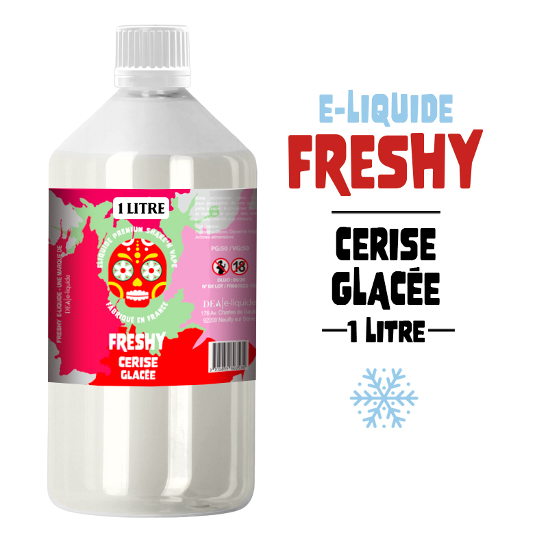 E-LIQUIDE CERISE 1 LITRE - FRESHY