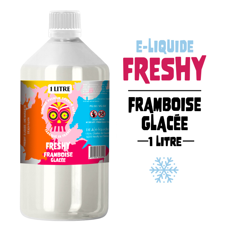 E-LIQUIDE FRAMBOISE 1 LITRE - FRESHY