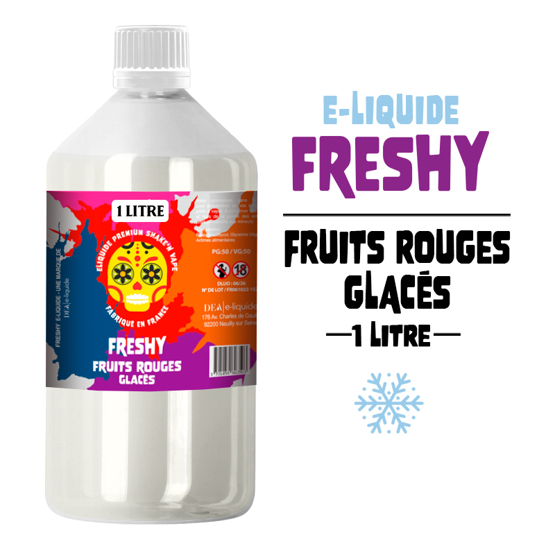 E-LIQUIDE FRUITS ROUGES 1 LITRE - FRESHY