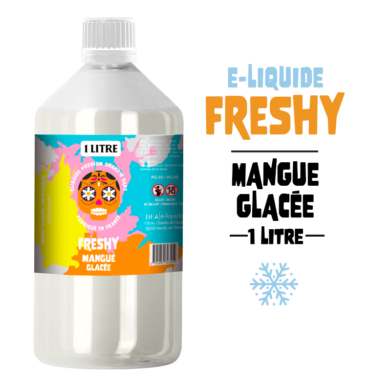 E-LIQUIDE MANGUE 1 LITRE - FRESHY