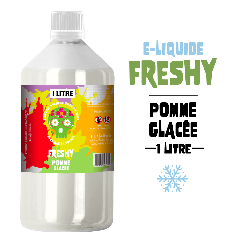 E-LIQUIDE POMME 1 LITRE - FRESHY