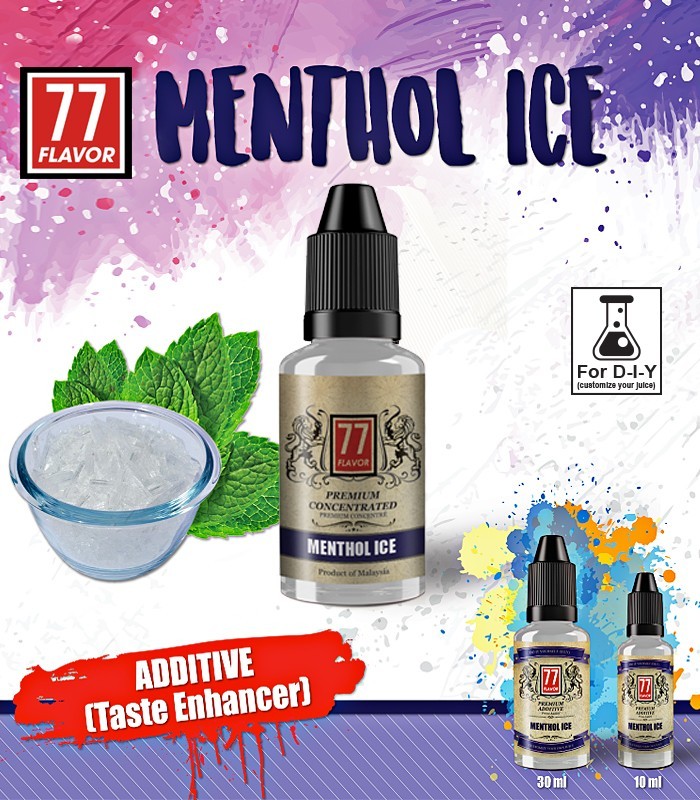 ADDITIF DIY E-liquide MENTHOL ICE 10 ML  - 77 FLAVOR