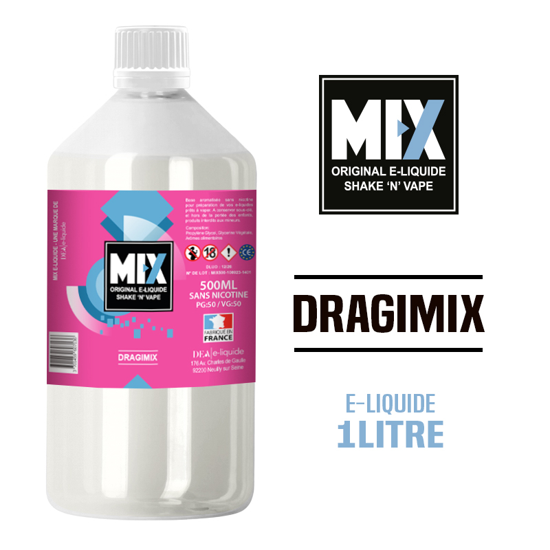 E-LIQUIDE 1 LITRE - DRAGIMIX - MIX