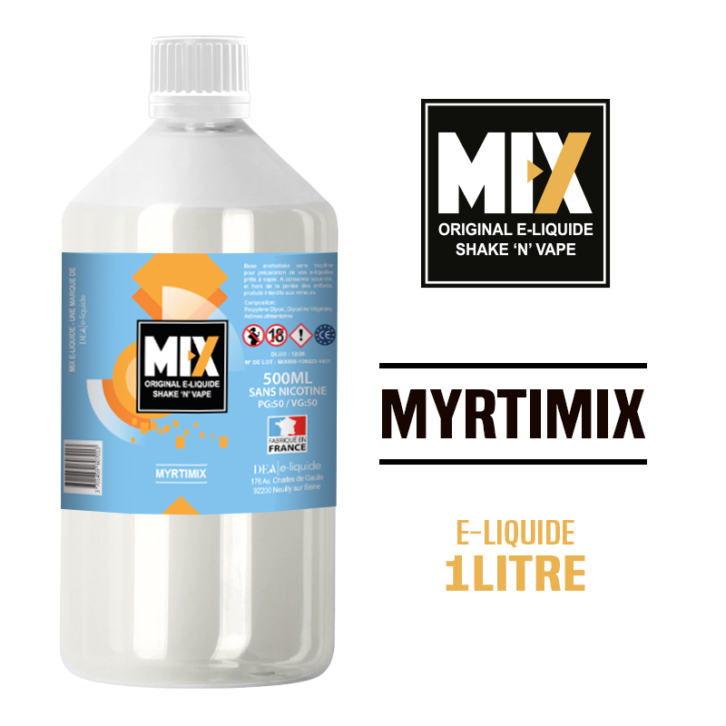 E-LIQUIDE 1 LITRE - MYRTIMIX - MIX