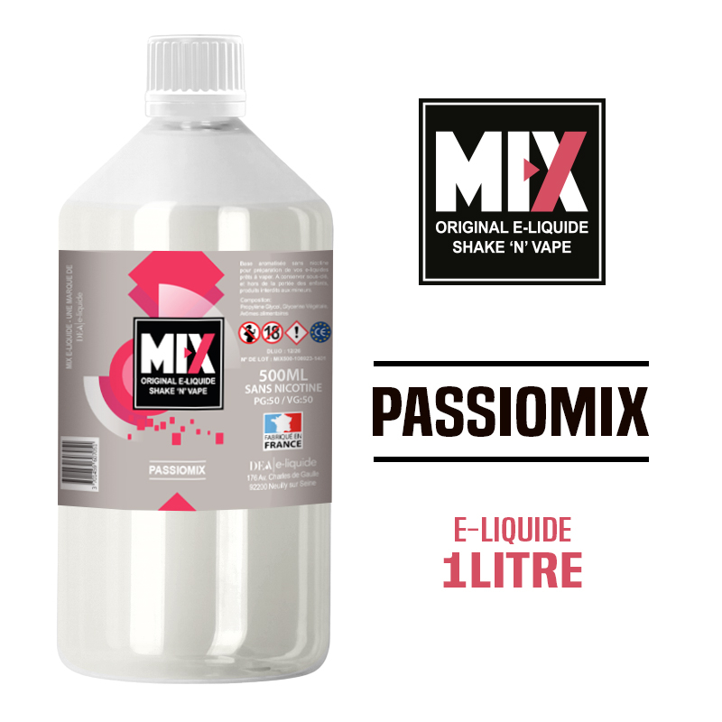 E-LIQUIDE 1 LITRE - PASSIOMIX - MIX