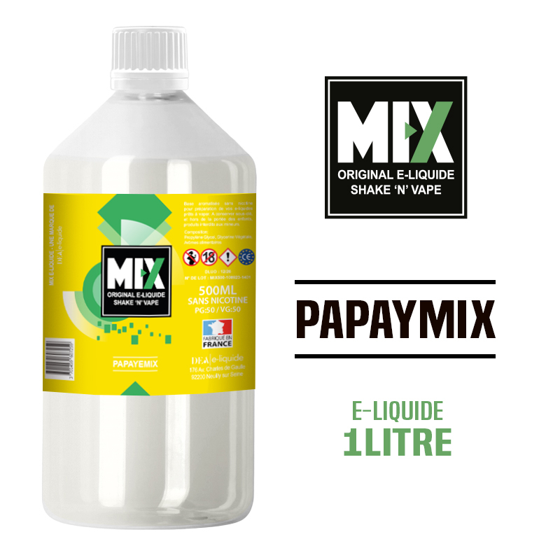 E-LIQUIDE 1 LITRE - PAPAYMIX - MIX