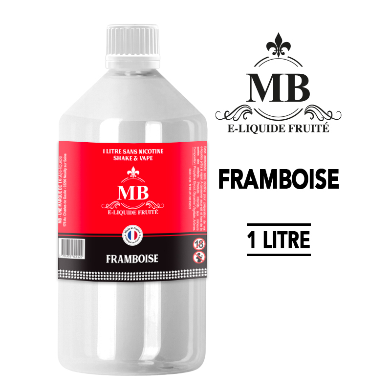 E-LIQUIDE 1 LITRE - FRAMBOISE - MB