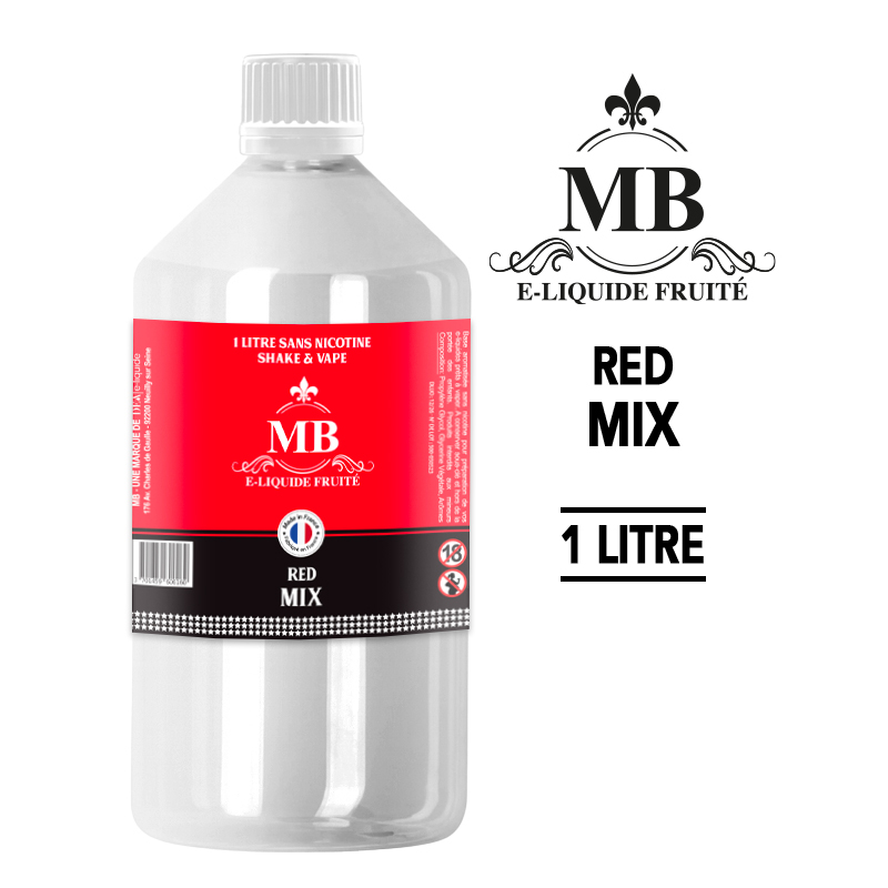E-LIQUIDE 1 LITRE - RED MIX - MB