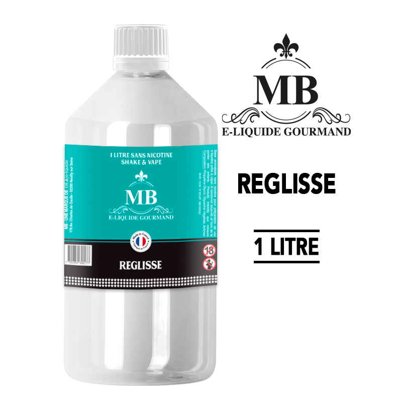 E-LIQUIDE 1 LITRE - REGLISSE - MB