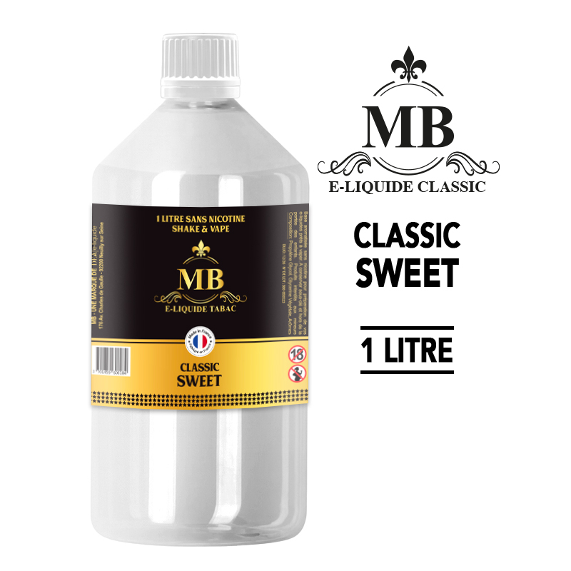 E-LIQUIDE 1 LITRE - TABAC SWEET - MB