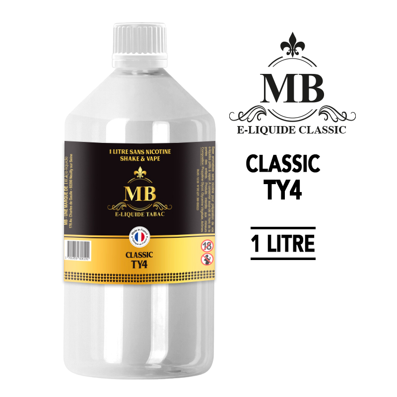 E-LIQUIDE 1 LITRE - TABAC TY4 - MB