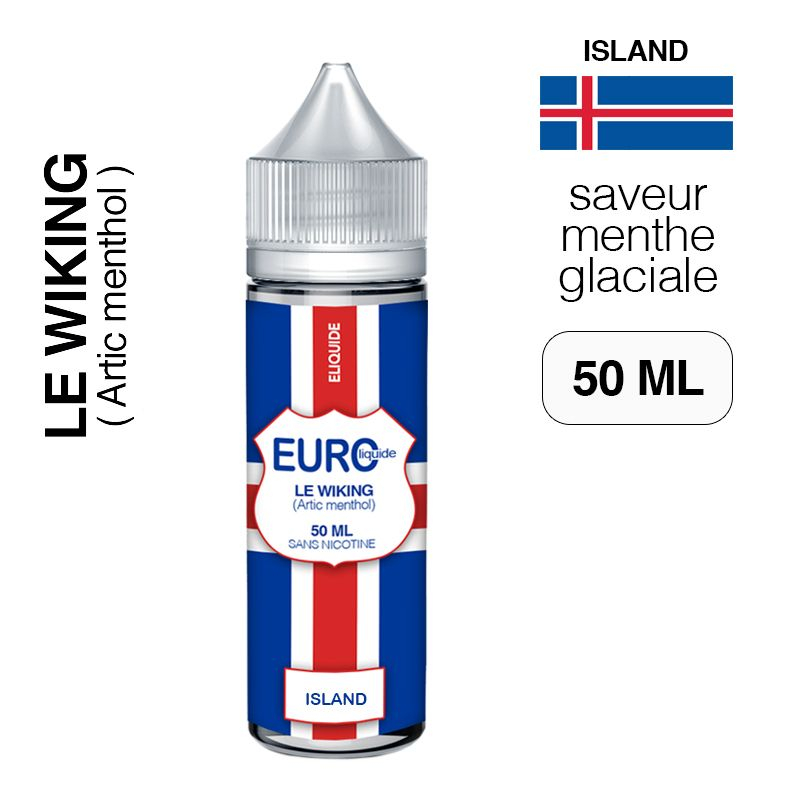 E liquide Artic Menthol 50 ml EUROLIQUIDE ISLAND