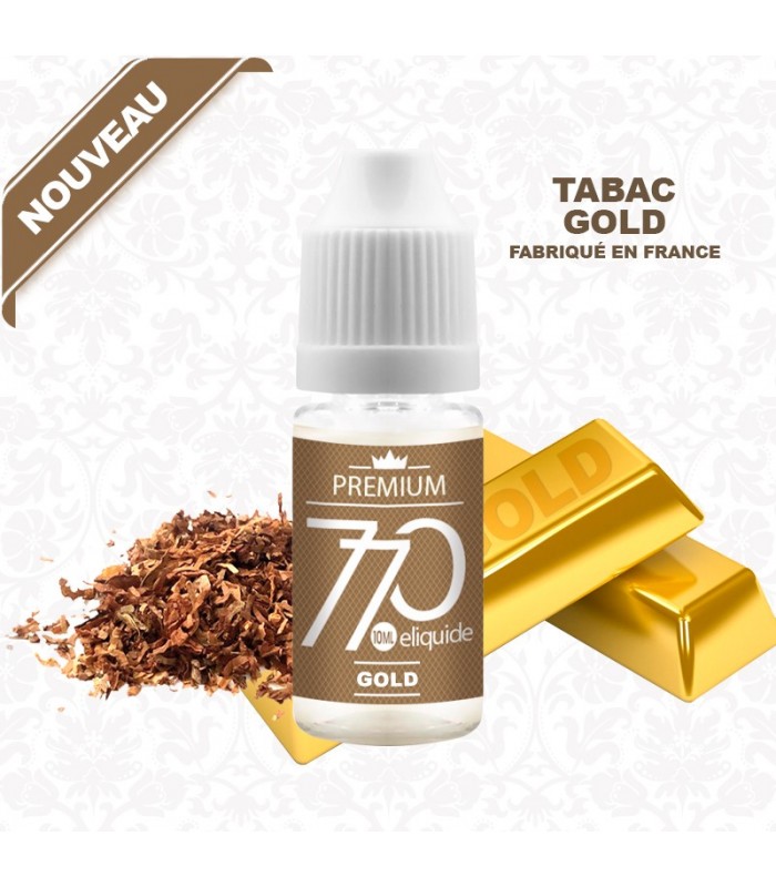 E-Liquide Tabac Gold 10ml
