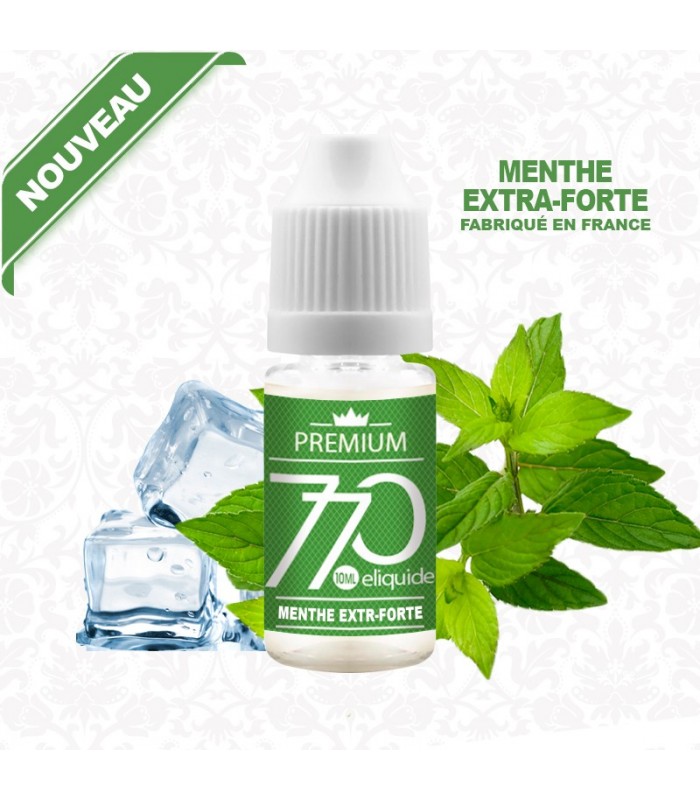 E-Liquide 770 Premium Menthe Extra Forte 10 ml