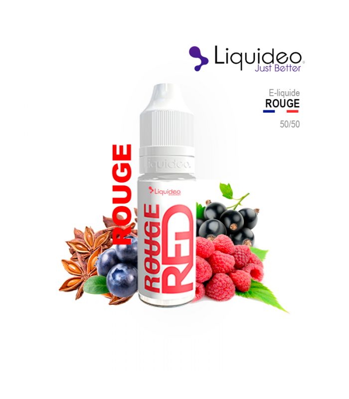 E-Liquide LE ROUGE Liquideo 10ml