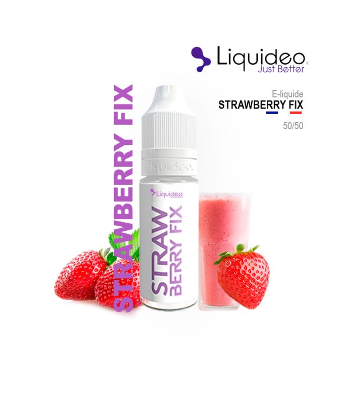 E-Liquide STRAWBERRYFIX Liquideo 10 ml