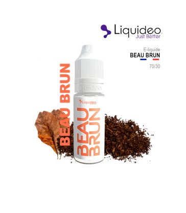 E-Liquide BEAU BRUN Liquideo 10ml Tabac Brun