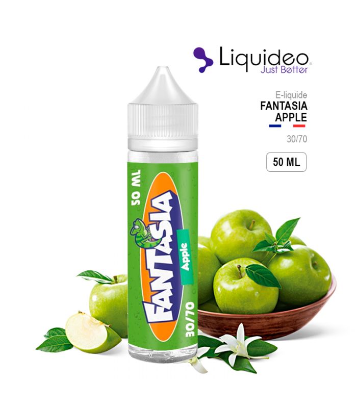 E-Liquide Soda Pétillant à la Pomme verte FANTASIA POMME - Liquideo
