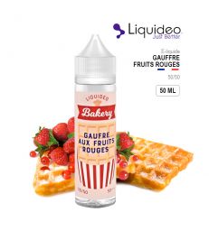 E-Liquide GAUFFRE FRUITS ROUGES Liquideo