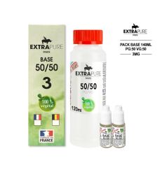 PACK 140ML 50/50 - 3MG - EXTRAPURE