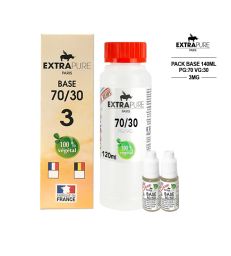 PACK 140ML 70/30 - 3MG - EXTRAPURE