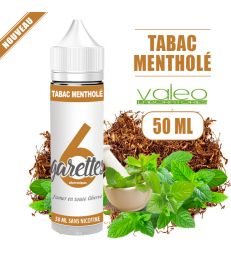 E-liquide TABAC MENTHOLÉ 50ML 6Garettes