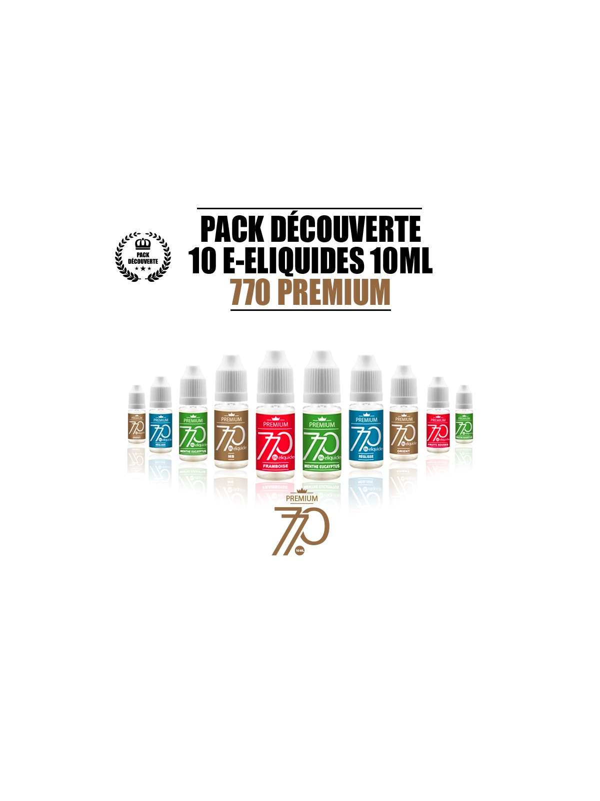 PACK 10 LIQUIDES 770 PREMIUM