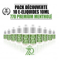 PACK 10 LIQUIDES 770 PREMIUM MENTHOL