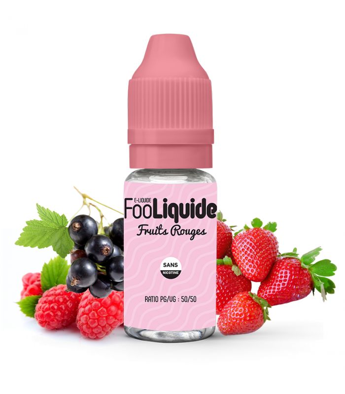 E-Liquide FRUITS ROUGES 10ml FOOLIQUIDE